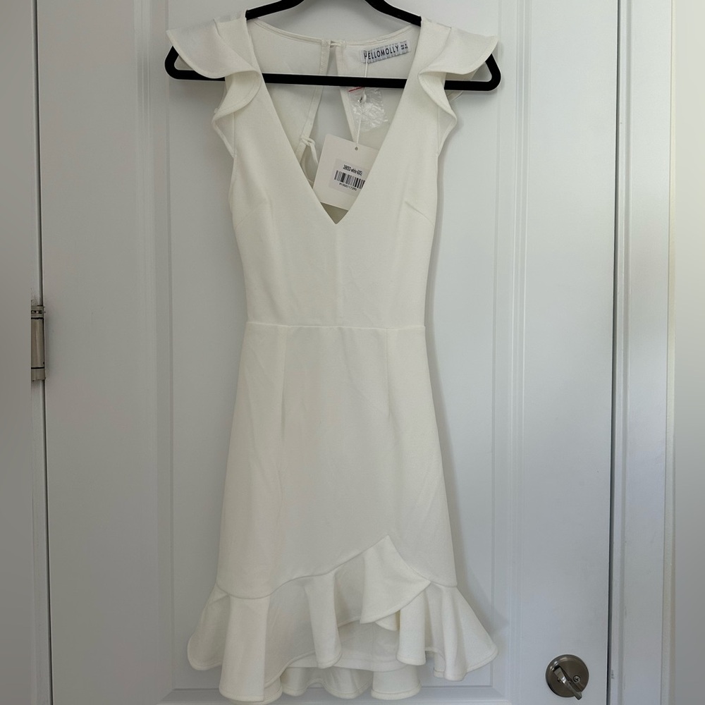 HELLO MOLLY White mini dress